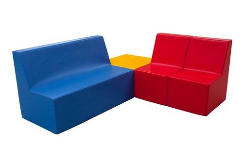 Ensemble de sofas avec carré