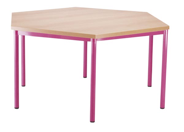 Table hexagonale 120cm