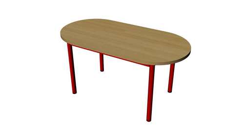 Table ovale 130x90cm