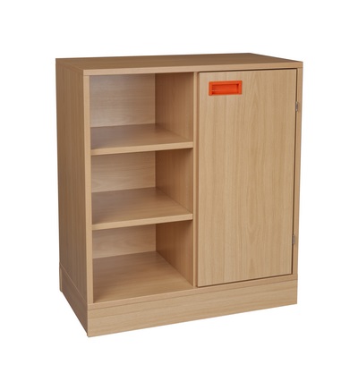 Armoire 1 porte et étagères 70x40xH79cm