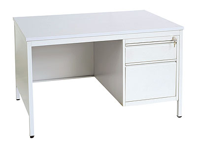 Bureau professeur avec caisson 2 tiroirs