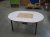 Table ovale avec bac