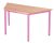Table trapèzoïdale 120/60/60cm