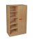 Armoire 1 porte battante + étagère 70x40xH132cm